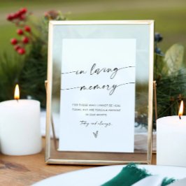 Minimalistiskt i Bröllop-tecken för överlagring av Poster