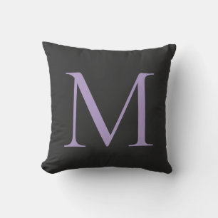 Minimalistiskt initialt modernt Brev-monogram Kudde