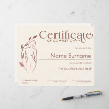 Minimalistiskt intyg om slutförandeorgan skulptin