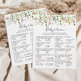 Minimalistiskt jaktspel för småblommor i Baby, bab