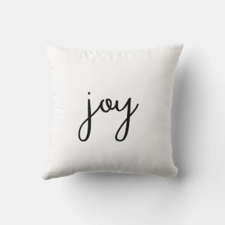 Minimalistiskt "JOY"-dekorativt Dekorativ kudde