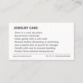 Minimalistiskt judiskt Paket-kort Visitkort