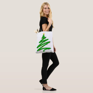 Minimalistiskt Julgran Tygkasse