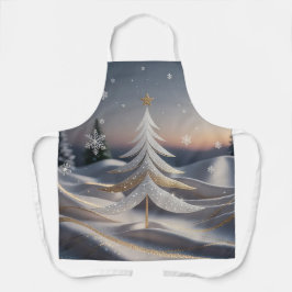 Minimalistiskt julköks med låg Elegant
