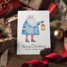 Minimalistiskt julkort för God jul Helgdag