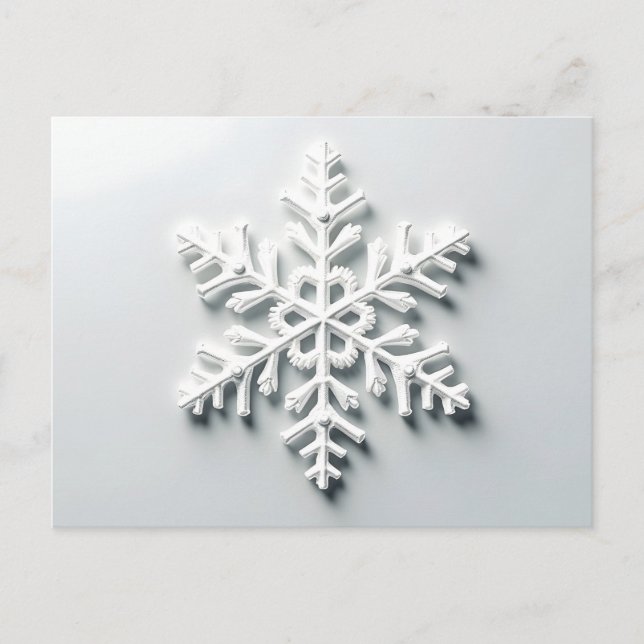 Minimalistiskt julkort helg vykort (Framsida)