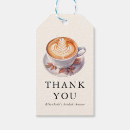 Minimalistiskt Kärlek är en Möhippa av kaffe Presentetikett