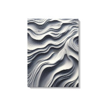 Minimalistiskt konsttryck av öken sand