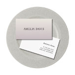 Minimalistiskt konsultföretag med lätt pastellavär visitkort<br><div class="desc">Minimalistiskt affärskort för nätverk med fullständigt anpassade med pastel (lätt grått lila gradient) färg. Du hittar mer design i min butik med andra färg.</div>