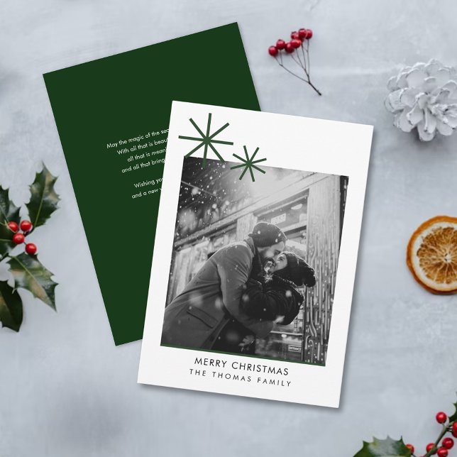 Minimalistiskt kort för enkel julfotboll (Skapare uppladdad)