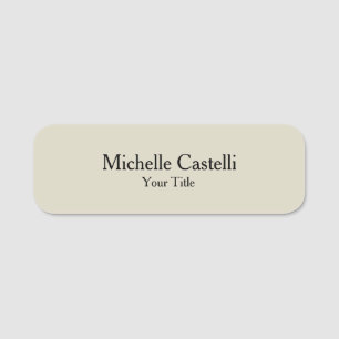 Minimalistiskt Kreativ användbart, enkelt, hållbar Namnbricka