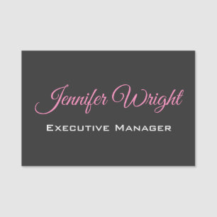 Minimalistiskt Kreativ användbart, enkelt, hållbar Namnbricka