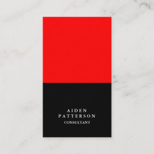 Minimalistiskt Kreativ Black Modern Elegant Visitkort