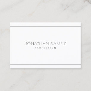 Minimalistiskt Kreativ Chic med modern Professione Visitkort