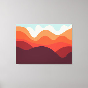 Minimalistiskt liggande 190821(02) canvastryck