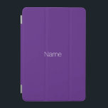 Minimalistiskt lila, eget namn, monogram initialer iPad mini skydd<br><div class="desc">Elegant minimalistisk modern lila-användarnamn monogram initialer iPad mini Cover</div>