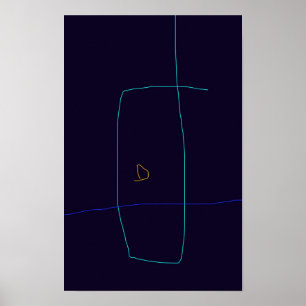 Minimalistiskt Linjer Poster