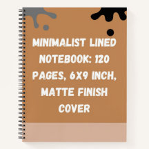 Minimalistiskt Linjerat Block: 120 Sidor