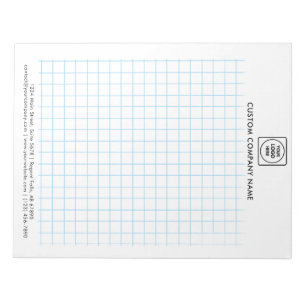 Minimalistiskt logoföretag Grafiskt Memo antecknin Anteckningsblock