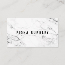 Minimalistiskt Marble Struktur Affärskort Visitkort