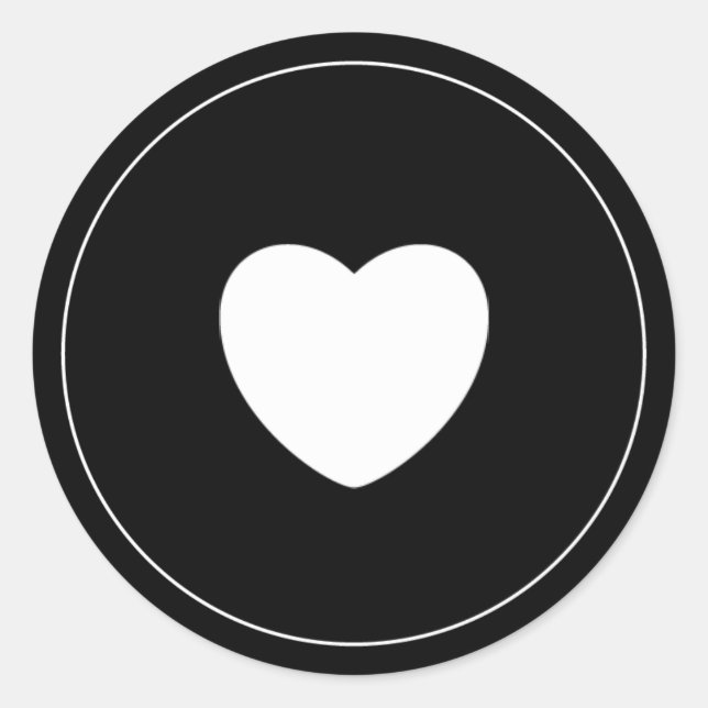 Minimalistiskt märke | Svart (Framsida)