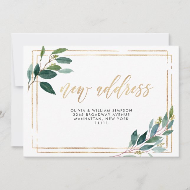 Minimalistiskt meddelande om Flytta (Framsida)