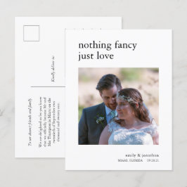 Minimalistiskt meddelande om inledande foto