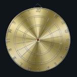Minimalistiskt metallhaltigt sihiny Guld Struktur Darttavla<br><div class="desc">Elegant,  glansigt aluminiumutseende av metall guld struktur,  borstat aluminium. Minimalistisk enkel modern,  slimmad design.</div>
