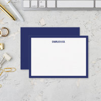 Minimalistiskt Midnight Blue, Single Gräns