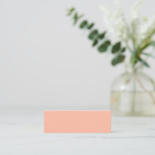 Minimalistiskt mjukt Peach Mini-Affärskort Mini Visitkort