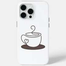 Minimalistiskt Mobilskal för Kaffe