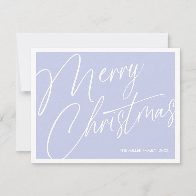 Minimalistiskt moderkort för God jul - Anpassnings Julkort (Framsida)