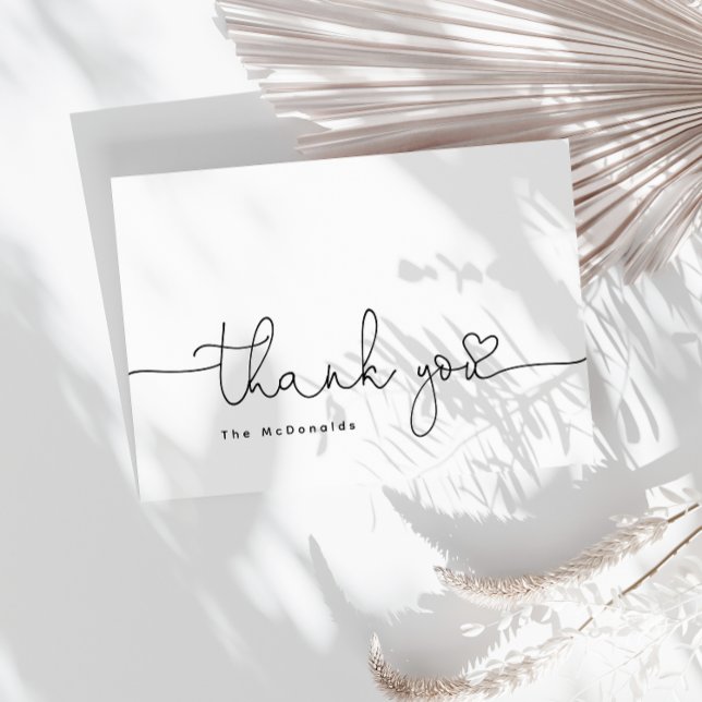 Minimalistiskt, modern babydusch - tackkort tack kort (Skapare uppladdad)