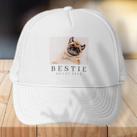 Minimalistiskt Modern Chic Pet Bestie BFF-foto
