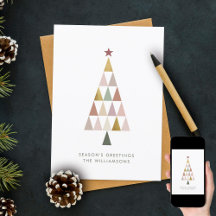 Minimalistiskt Modern  Guld Simple Julgran