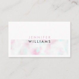 Minimalistiskt Modern Holografiskt vitt Visitkort