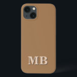 Minimalistiskt Modern Initial Monogram<br><div class="desc">Minimalistiskt,  Modern,  första monogram-telefonväska. Skapa din egen personlig iphone case med anpassningsbar initial namn.</div>