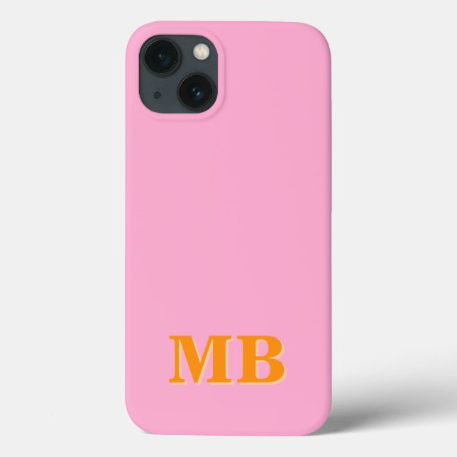 Minimalistiskt Modern Initial Monogram (Baksida)