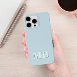 Minimalistiskt Modern Initial Monogram<br><div class="desc">Minimalistiskt,  Modern,  första monogram-telefonväska. Skapa din egen personlig iphone case med anpassningsbar initial namn.</div>