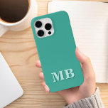 Minimalistiskt Modern Initial Monogram<br><div class="desc">Minimalistiskt,  Modern,  första monogram-telefonväska. Skapa din egen personlig iphone case med anpassningsbar initial namn.</div>
