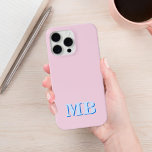 Minimalistiskt Modern Initial Monogram<br><div class="desc">Minimalistiskt,  Modern,  första monogram-telefonväska. Skapa din egen personlig iphone case med anpassningsbar initial namn.</div>