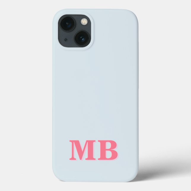 Minimalistiskt Modern Initial Monogram (Baksida)