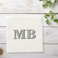 Minimalistiskt Modern Initial Monogram