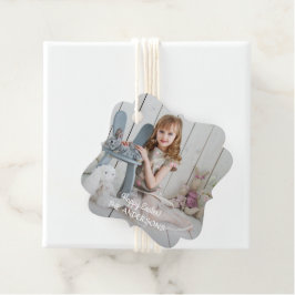 Minimalistiskt Modern Photo Glad påsk Gåvor Etiketter