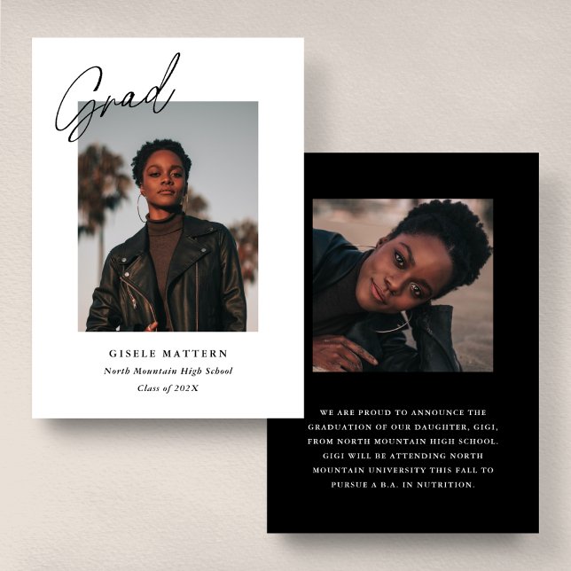 Minimalistiskt Modern Photo Studenten Meddelande (Skapare uppladdad)