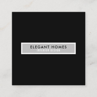 Minimalistiskt Modern Professionell Square Fyrkantigt Visitkort