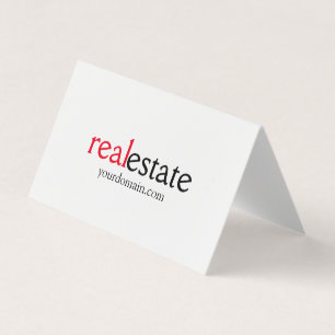 Minimalistiskt Modern Real Gods Agent Visitkort