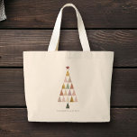 Minimalistiskt Modern Scandi Simple Julgran Jumbo Tygkasse<br><div class="desc">Önskar en minimalistisk jul! 🌟 Skicka varmt önskemål med vår moderna  Faux Julgran Tote Bag Guld. Enkel elegans för en glatt säsong. Sprid helgdag cheer med stil! 🎄 #MinimalistHoliday #FestiveGreetings</div>