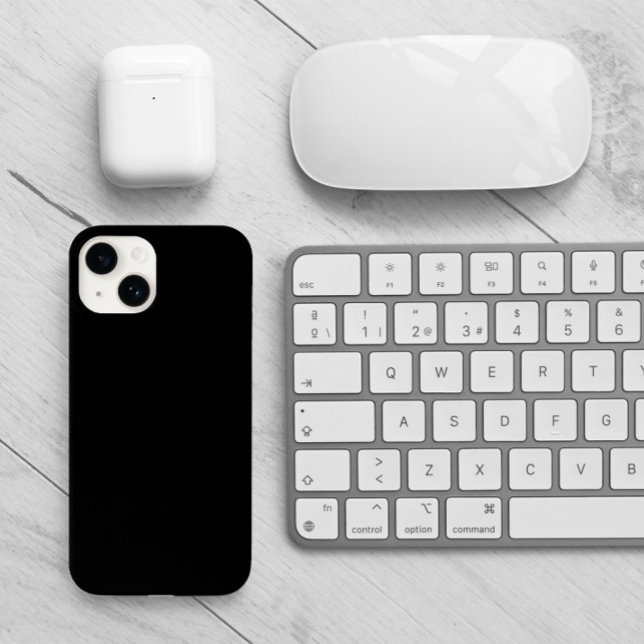 Minimalistiskt Modern Solid Black (Modern minimalist solid black case.)