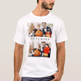 Minimalistiskt Modern Spooky Happy halloween 2-fot T Shirt